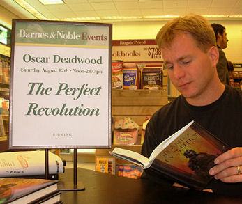 Oscar Deadwood at a recent signing in Royal Oak, MI.
